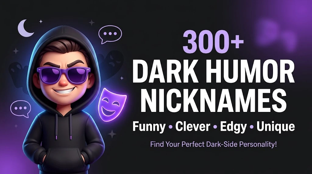 Nicknames for Dark Humor